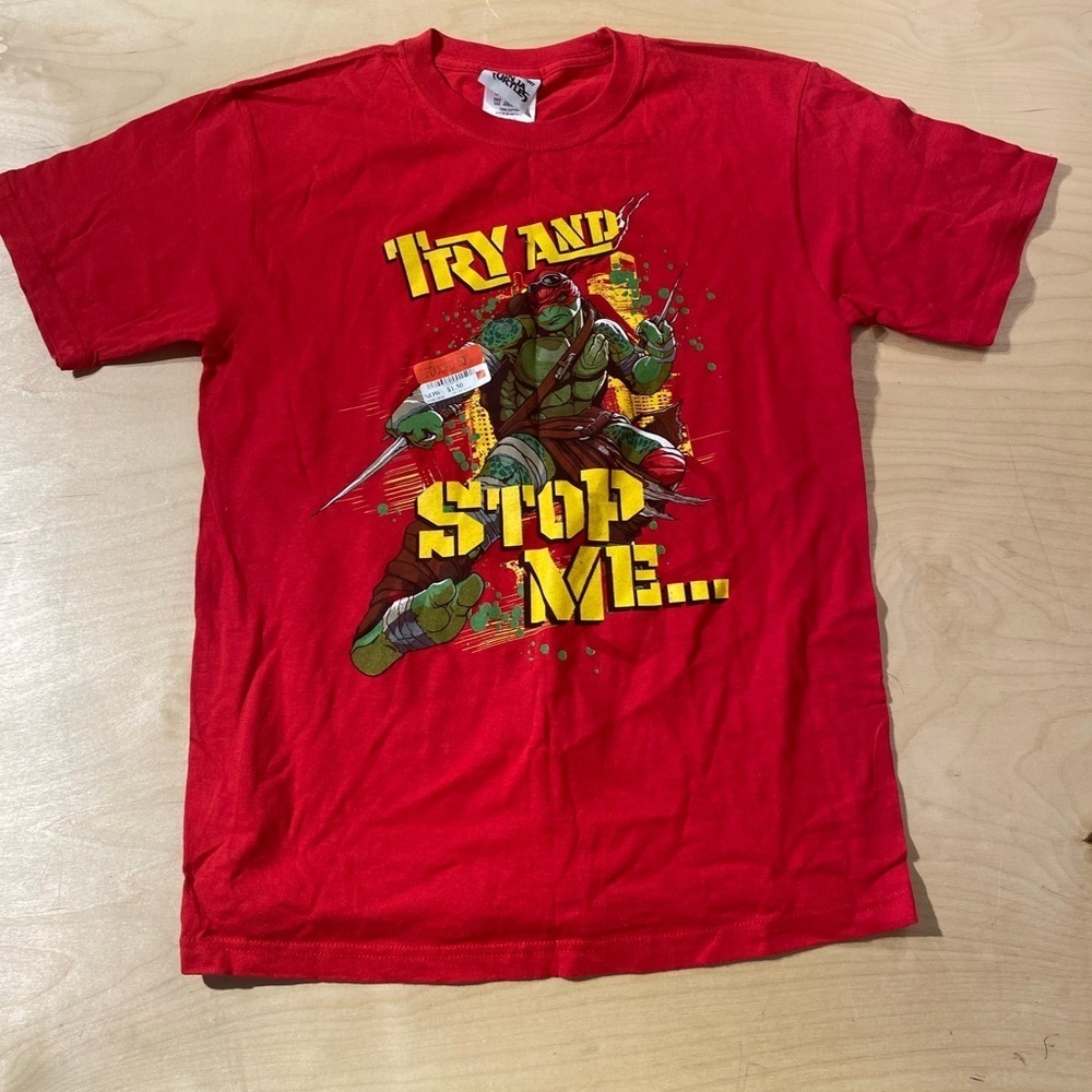 Ninja Turtle Red Graphic T-Shirt XL (14/16) (NX)